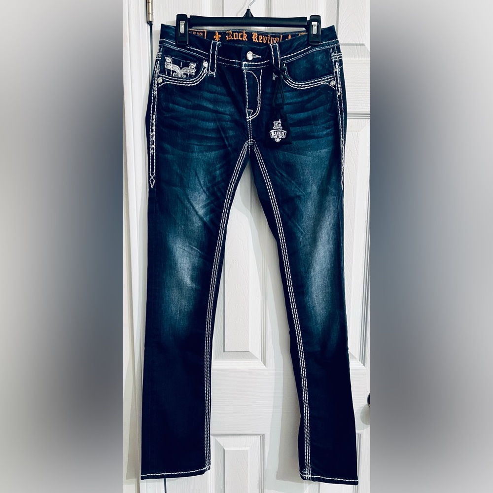 Rock Revival Dark Blue Boot Cut Jeans